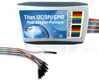 Titan I2C/SPI/GPIO Host Adapter-Premium