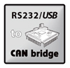 RS232/USB to CAN bridge